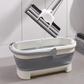 家用手提长方形洗车桶户外手提洗衣水桶移动平板拖布桶