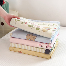 小清新纯棉四件套女生好看印花大学宿舍三件套全棉被单超柔新疆棉