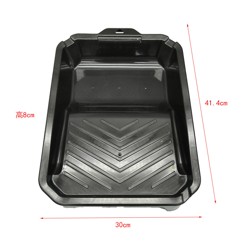 Bandeja de cepillo de tambor de 4 pulgadas de 9 pulgadas forrada bandeja de pintura reemplazable