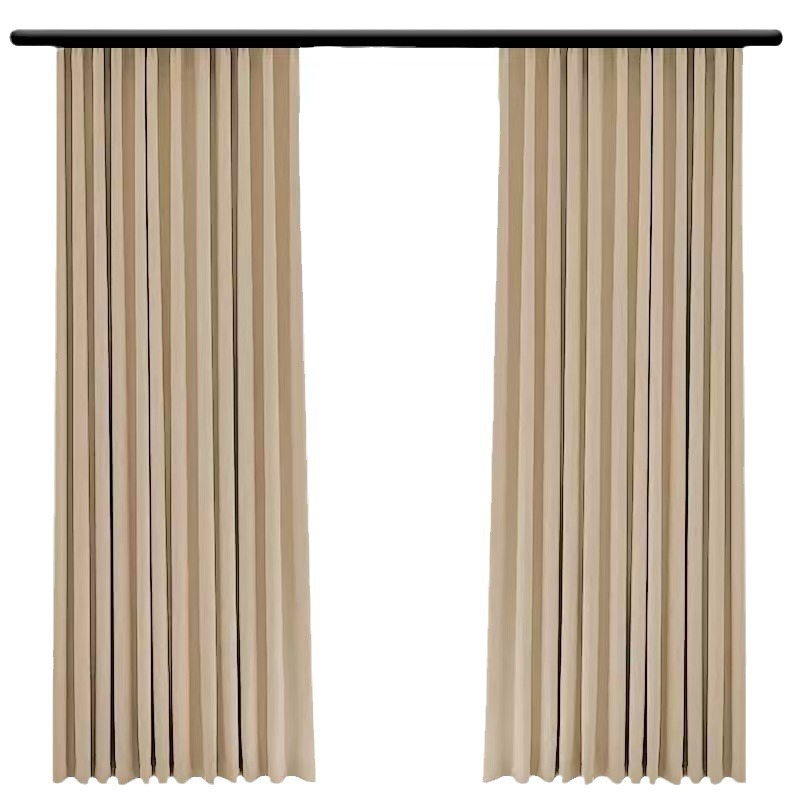 Cortina de sombreado gruesa de Chenille dormitorio sala de estar alta sensación de aislamiento de viento crema lujoso francés 2024 nuevo