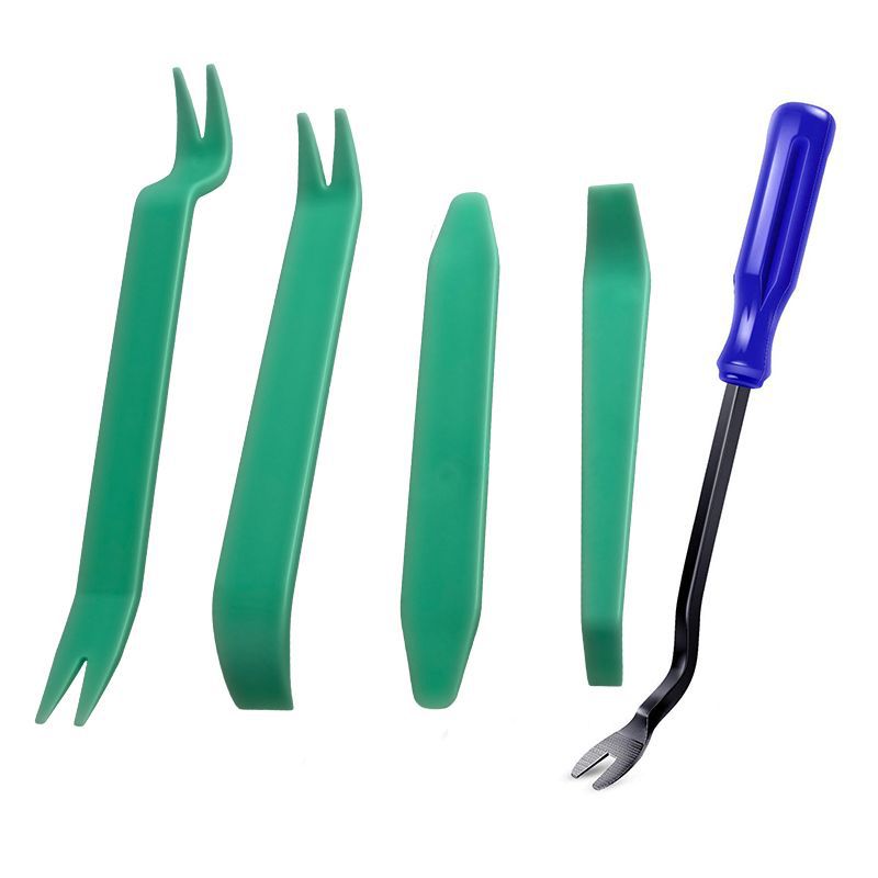 5件套汽车音响修剪拆卸工具套件车门面板和音频仪表板防刮小翘板