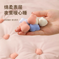 ウサギのキルトホルダー、肌に優しい、跡が残らない、脱走防止、取り外し可能な家庭用の厚くて薄いキルトホルダー、ソフトニードルバッグ付き