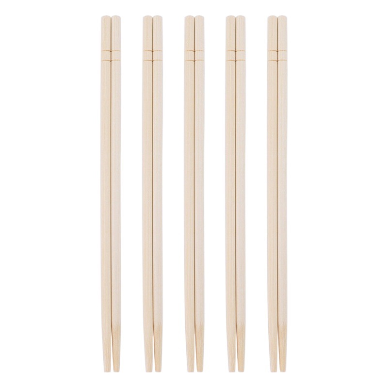 Disposable Chopsticks Independent Hygienic Bamboo Chopsticks Pack Take-out Barbecue Round Chopsticks Commercial Household Chopsticks Wholesale Free Shipping