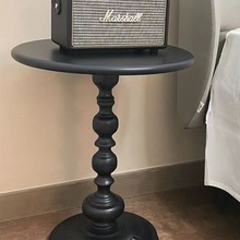 批发铁艺床头柜替代品简约现代黑色小型迷你创意小桌子置物架美式