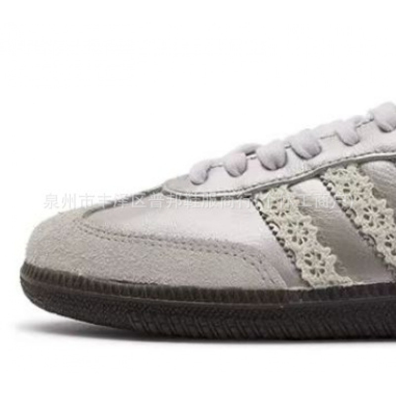 Zapatos de entrenamiento Samba Putian puro original versión alta universitaria campus rojo aumento de altura gruesa osos de fresa zapatos de mujer blanco y negro