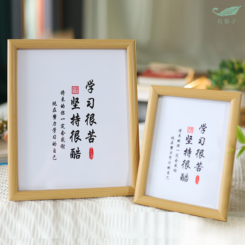 定製手工畫框簡約立體相框擺台油畫長方形中空肌理展示框專用批發