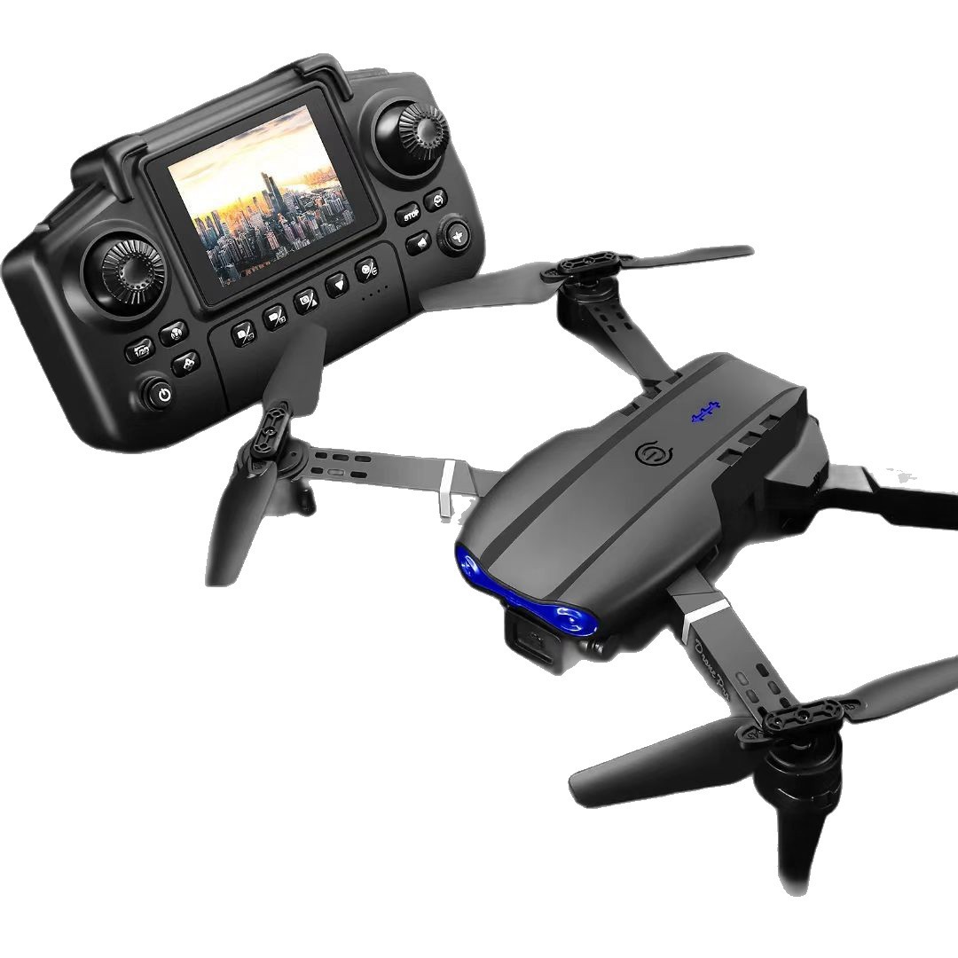 Dron Cuadricóptero con Doble Cámara E99D de Plástico Plegable con Control Remoto