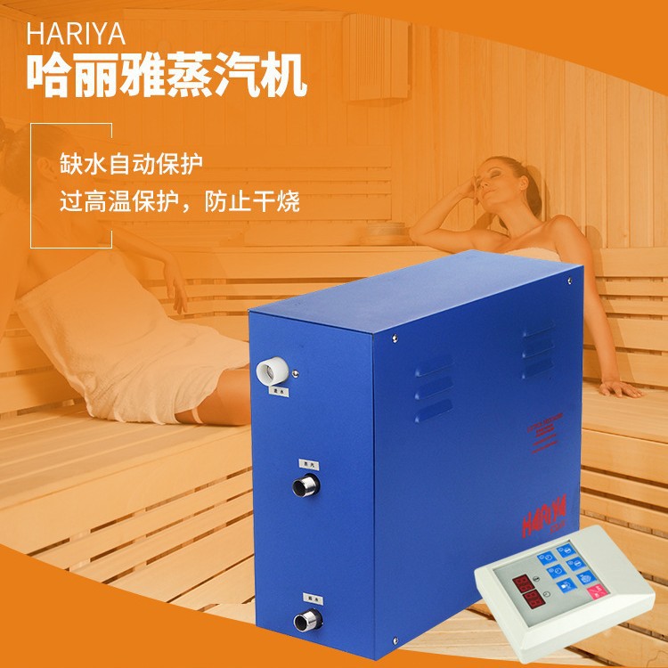 HARIYA桑拿蒸汽机汗蒸箱发生器蒸汽房设备电蒸汽汗蒸房智能控制