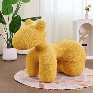 Pony Chair Children's Sofa Creative Internet Celebrity Seat Animal Lazy Sofa Chair Living Room Pony Chair Cartoon Stool