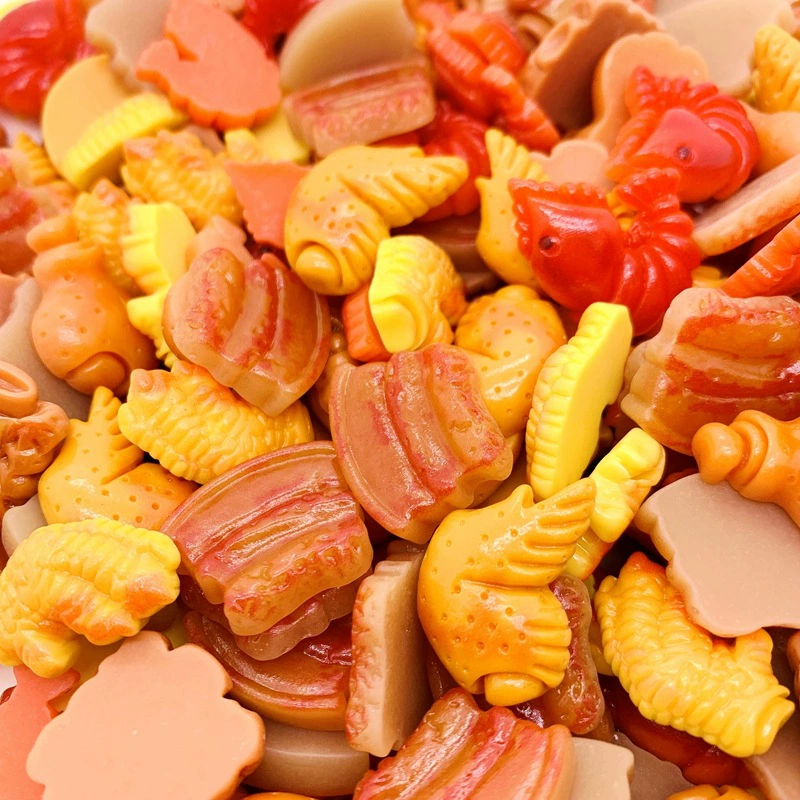 Имитация еды: тушеные свиные ребрышки, куриные лапки, аксессуары из смолы, DIY заколки, чехлы для телефонов, материалы для обуви оптом