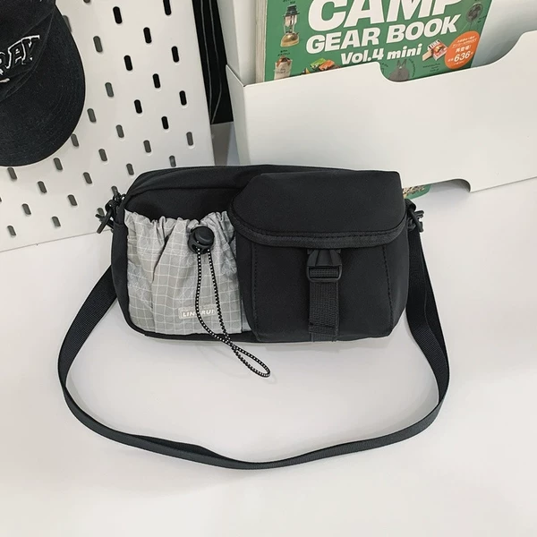 Gray lightweight and sturdy sports bag