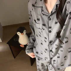 Hellokitty睡衣女2025新款春秋季带胸垫天丝棉长袖ins家居服套装