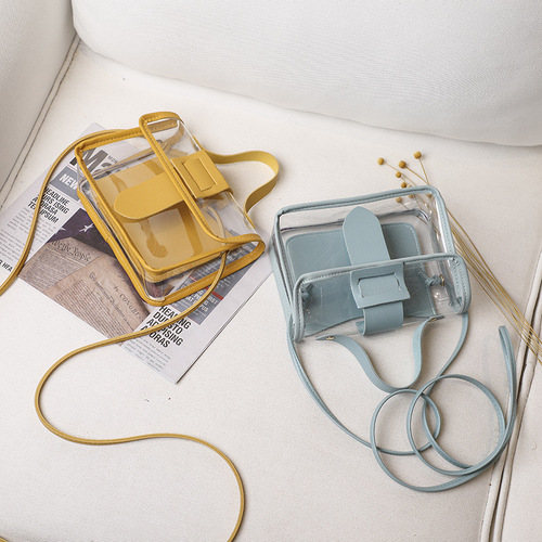  Korean version transparent jelly women's bag summer shoulder crossbody bag PVC jelly bag manufacturer wholesale