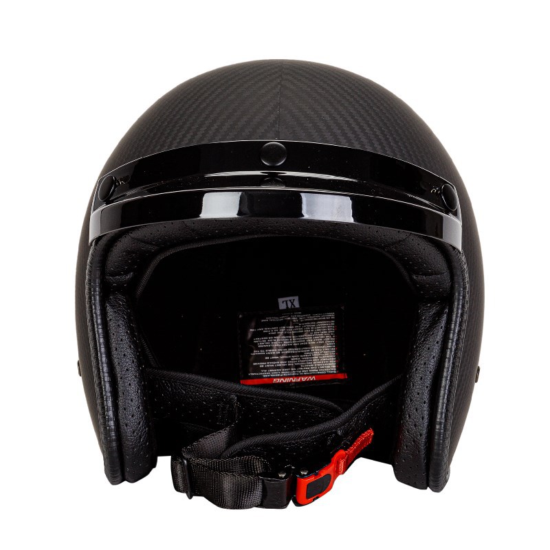 Kask z czystego włókna węglowego wykonany ręcznie Kask z włókna węglowego_voghion.com