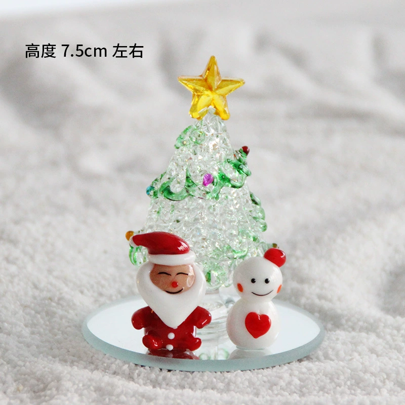 Glass holiday ornament, assorted gift box styles, handmade fragile decorations 4.5–13 cm