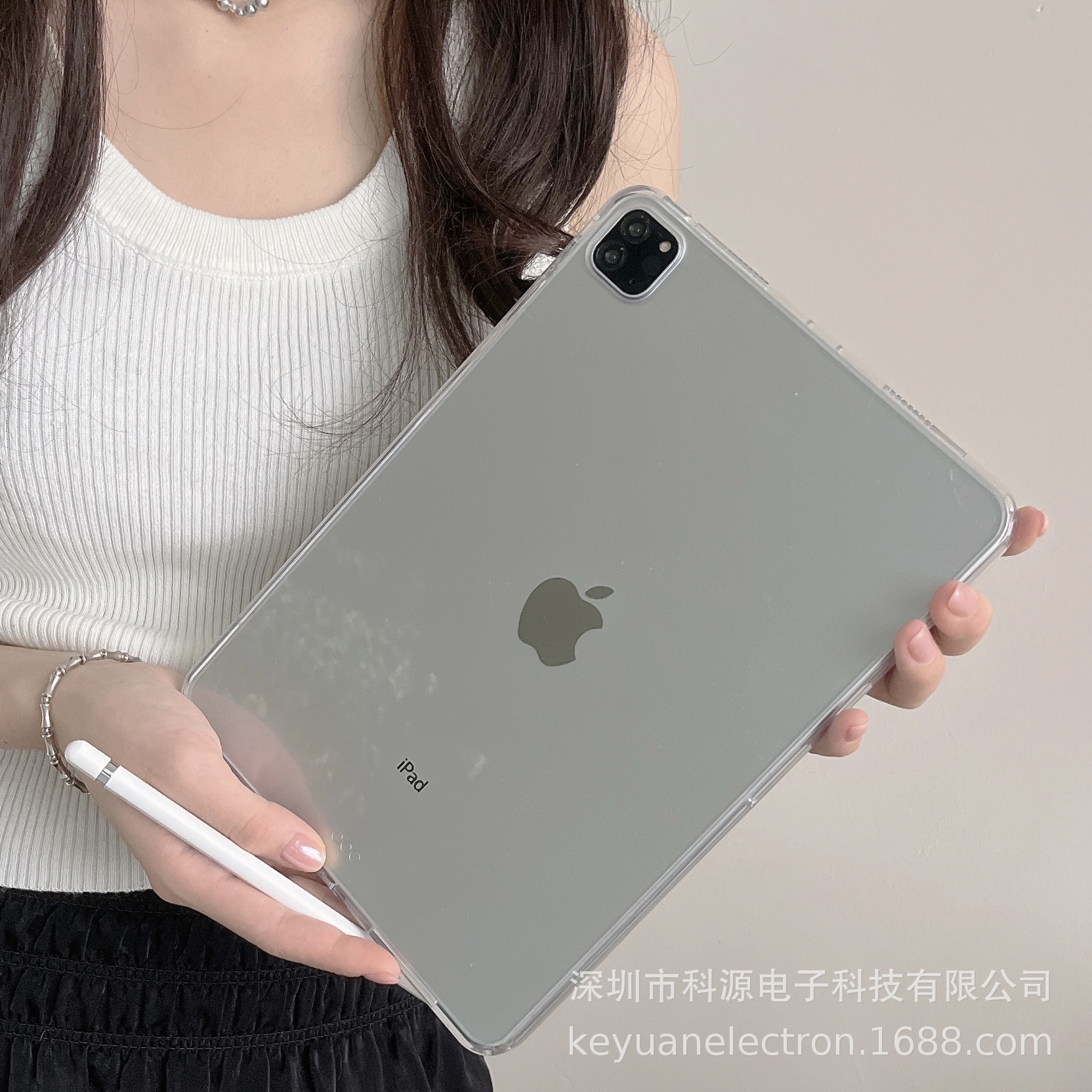 2025 for ipad11 generation flat protective case air11 acrylic transparent 10.9 all-inclusive anti-drop flat case