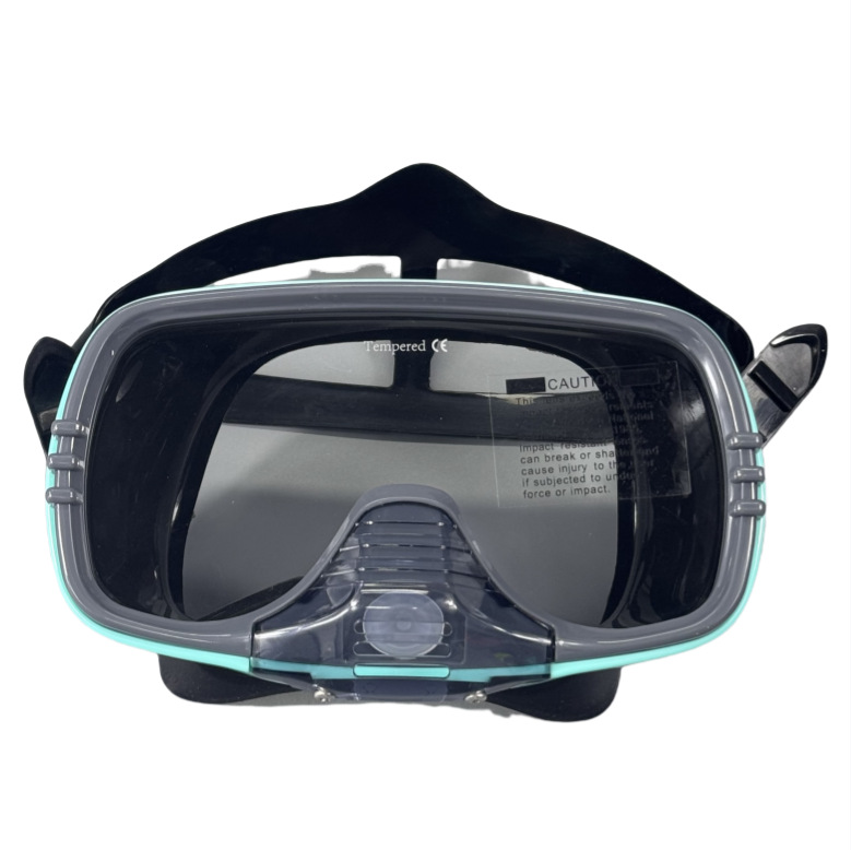 Large Field of View Integrated Snorkeling Mask Diving Goggles Automatic Drain Valve Pig Nose Diving Mask Manufacturer Supply