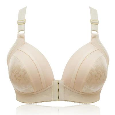 Size Supplying Gather Wireless Thin section Middle and old age Front closure Shoulder strap Underwear Closing Furu Bras