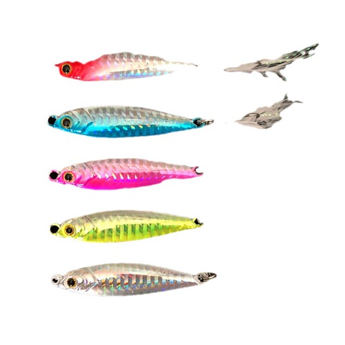 Foreign trade Ma brand shore slow rolling blade lure fishing hook fishing gear lure iron plate metal lure lead lure