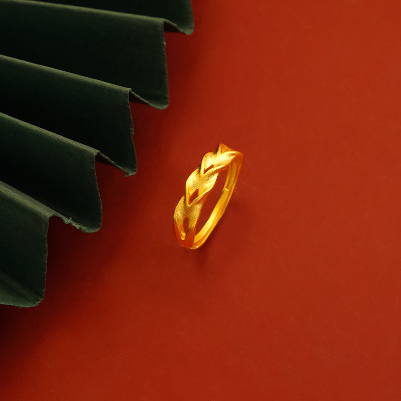 Anillo corrugado de oreja de trigo J2018