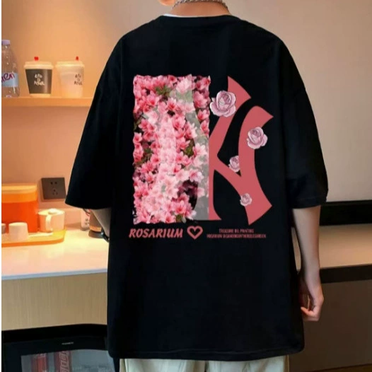 Футболка с короткими рукавами, мужская летняя модная брендовая суперпопулярная модная мужская одежда в гонконгском стиле, новая футболка с половиной рукавов 2025 года