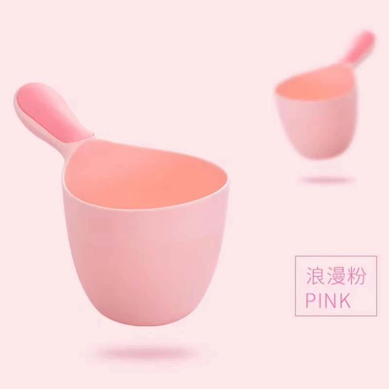 [厚みのある] ベビーバス落下防止シャンプーカップ新しいスプーン子供用シャンプーカップ水ひしゃくかわいい家庭用シャンプー|undefined