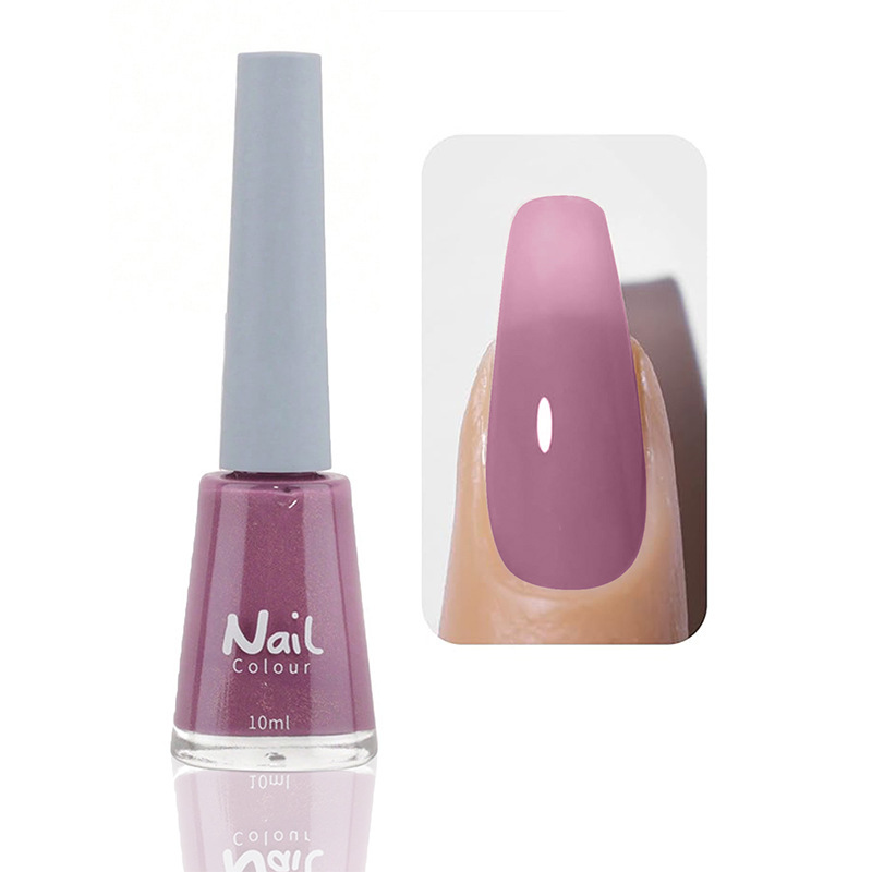 Oily non-peeling long-lasting nail polish baking-free quick-drying non-fading nude transparent nail polish wholesale