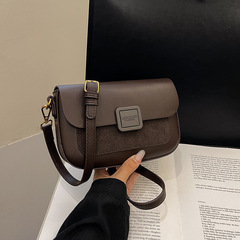女性用のクロスボーダーの新しいレトロな小さなバッグ、ハイエンド、多用途、気質、シングルショルダークロスボディバッグ、通勤ファッション脇の下バッグ