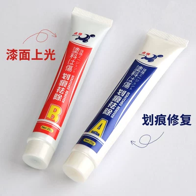 on car paint, Car wax