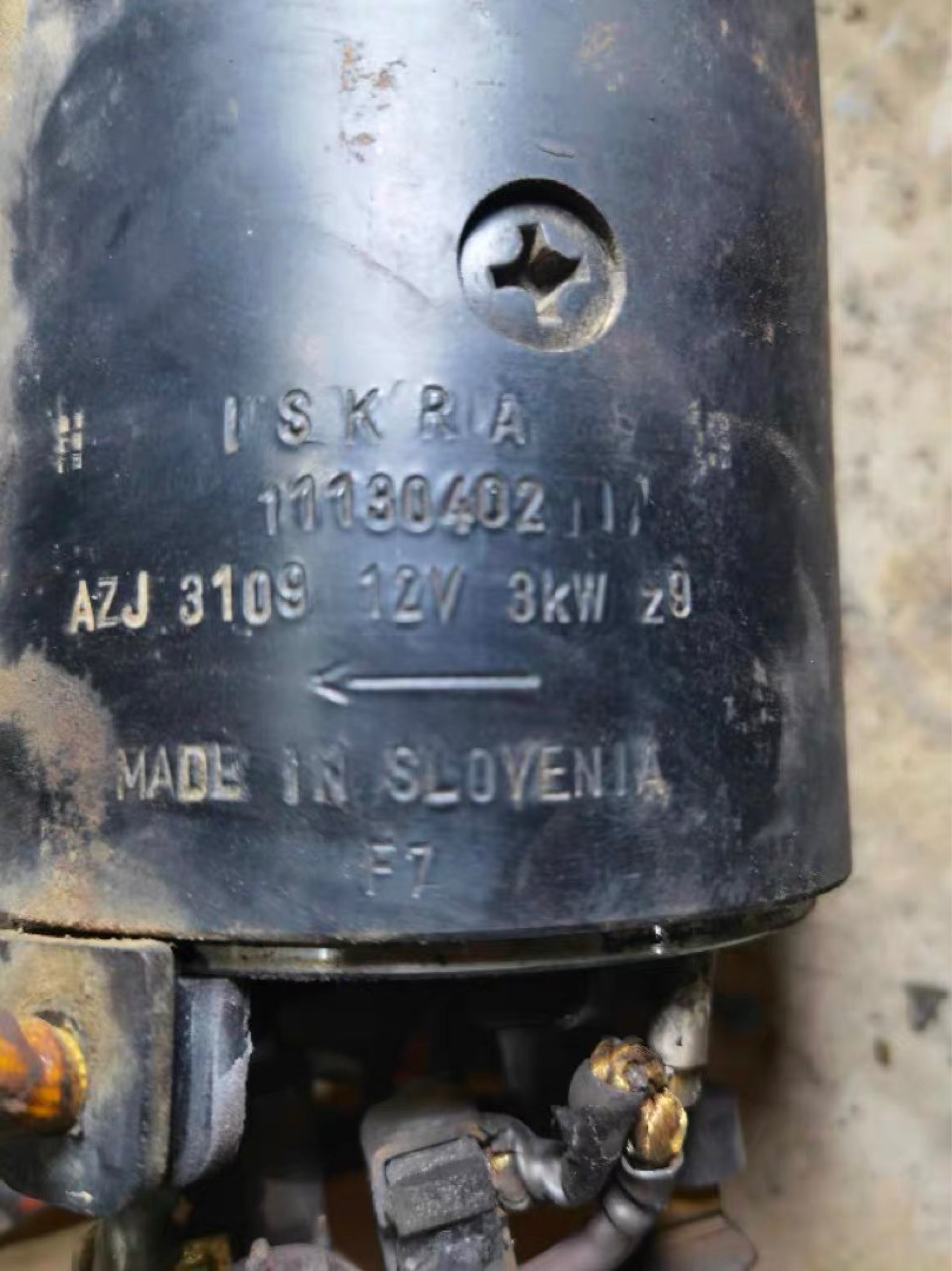 ISKRA starter motor AZJ3109 starter motor 11130402 starter motor 12v Free Shipping