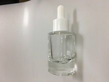 厂家直销郑明明同款椭圆形玻璃瓶化妆品分装瓶精化液瓶现货乳液瓶