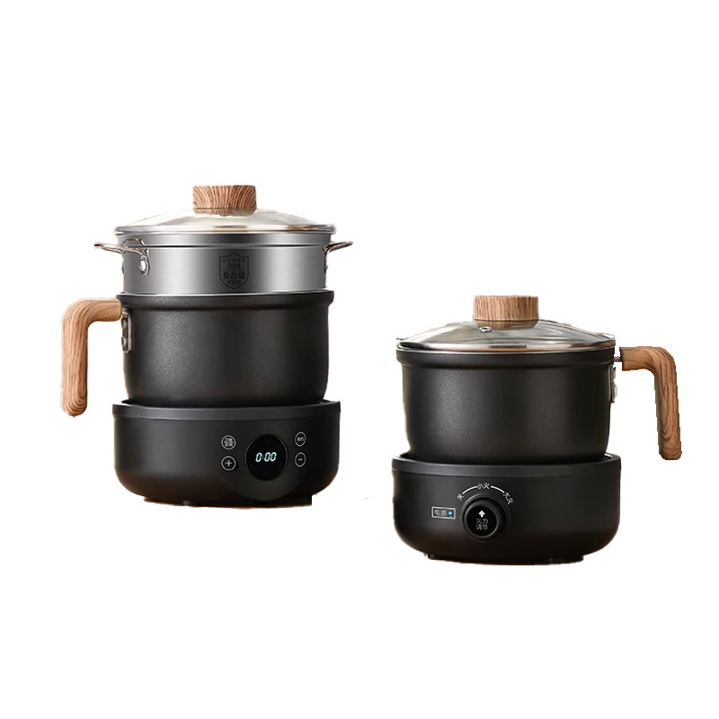 電気調理器多機能分割式家庭用小型寮麺調理器蒸し調理一体型一人用小型電気調理器|undefined