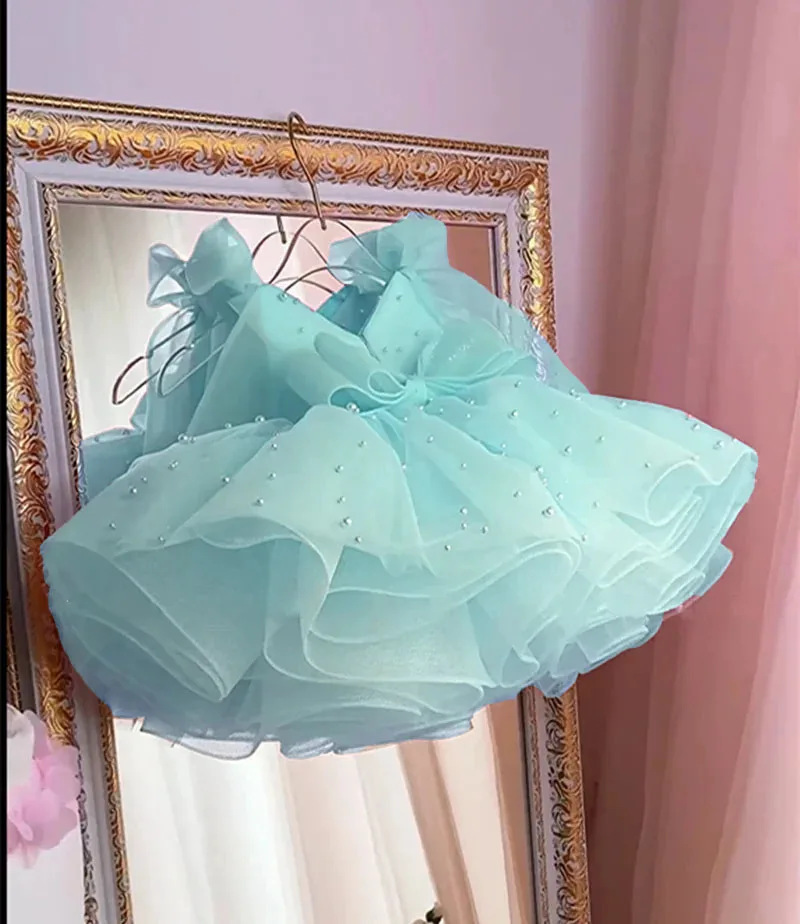Abito da principessa in tulle per bambina compleanno e cerimonia_voghion.com