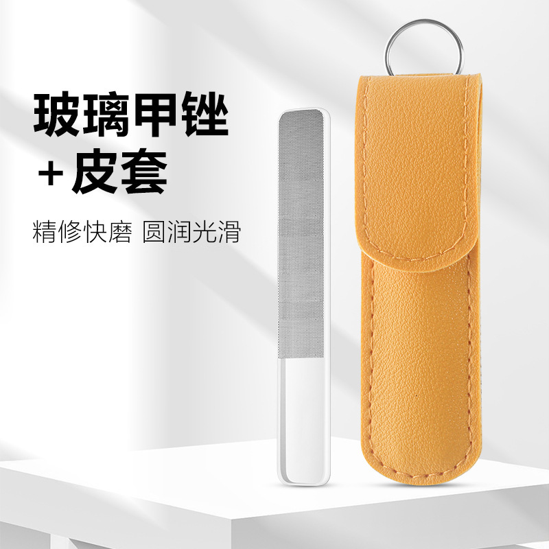 源工場の携帯型水洗いミニナノガラスの爪やすりのネイルアートの神器をこすります。|undefined