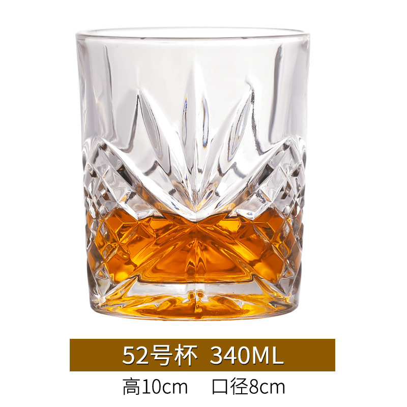 Nueva copa de whisky engrosada, copa de vino creativa, juego de copa de cerveza, copa de vidrio, barra de vino, KTV, hogar