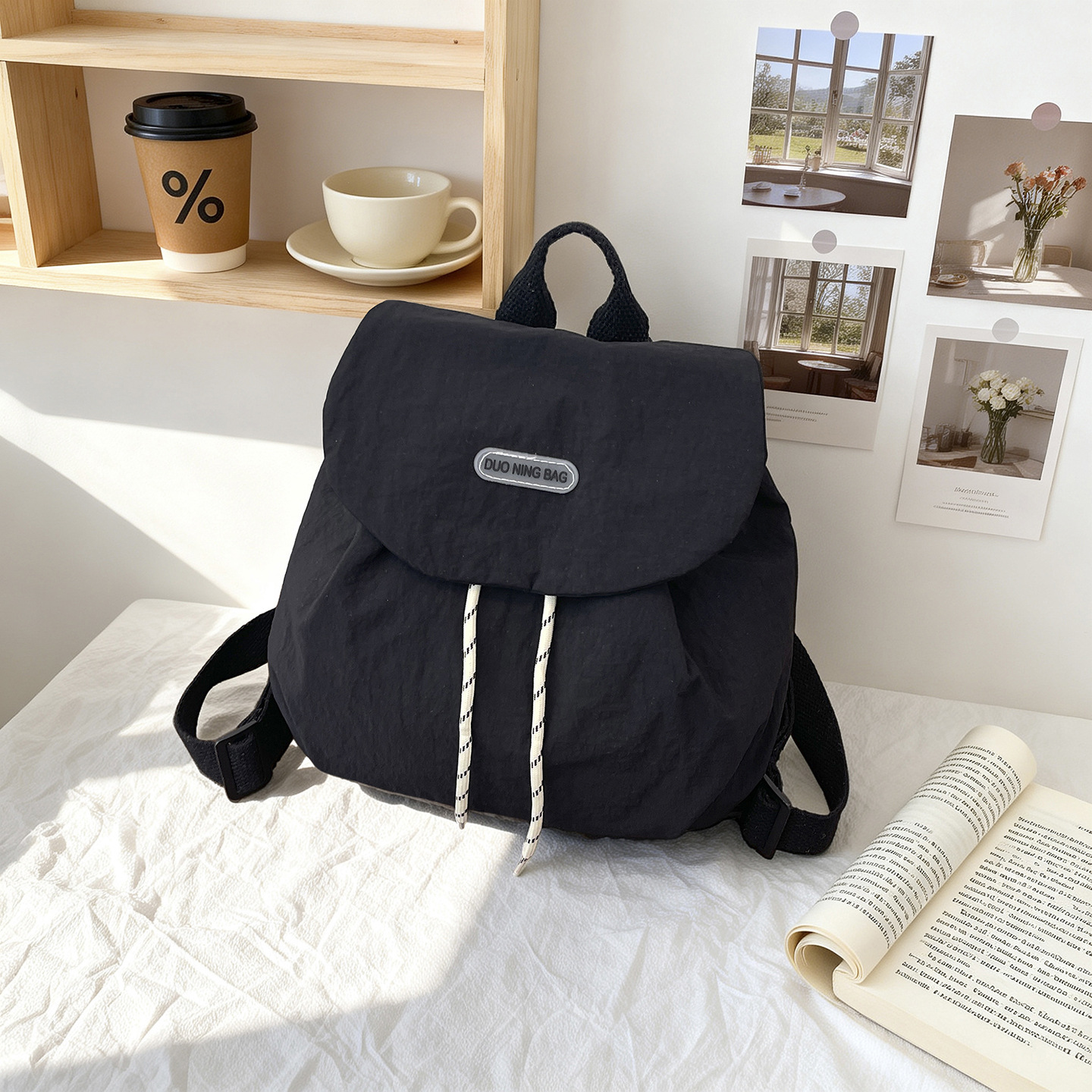 Mochila de moda pequeña mochila casual 2026 nueva bolsa de viaje de gran capacidad bolsa de viaje al aire libre