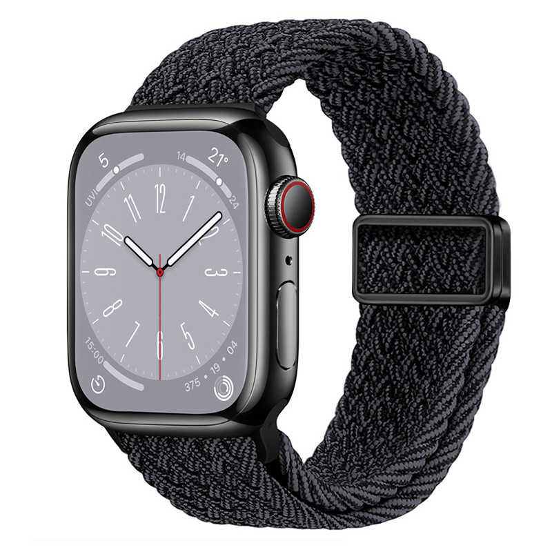 适用applewatchs11/10苹果磁吸扣尼龙编织iwatchse3智能表带腕带|undefined