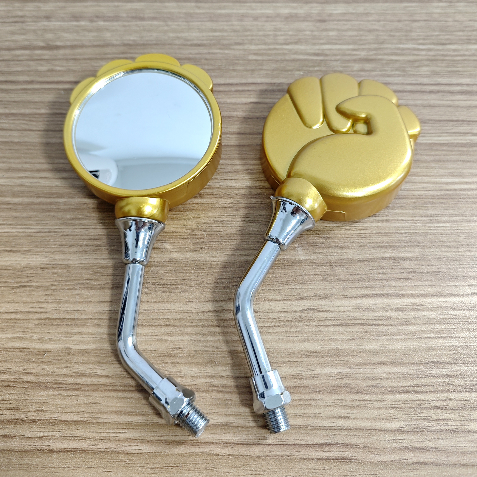 Electric Scooter Modified Reflector, Motorcycle Rearview Mirror, Scissor Hand V Gesture Reflector