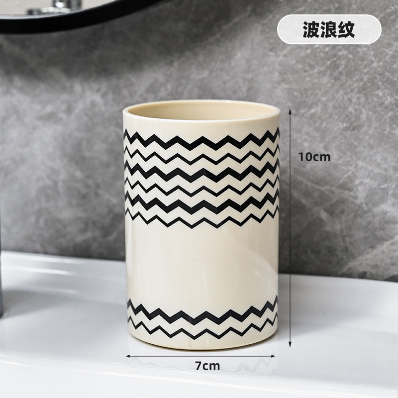 Taza de enjuague de alta calidad de pareja, taza de enjuague bucal, taza de plástico anti-moque, taza de cepillo de dientes para estudiantes.