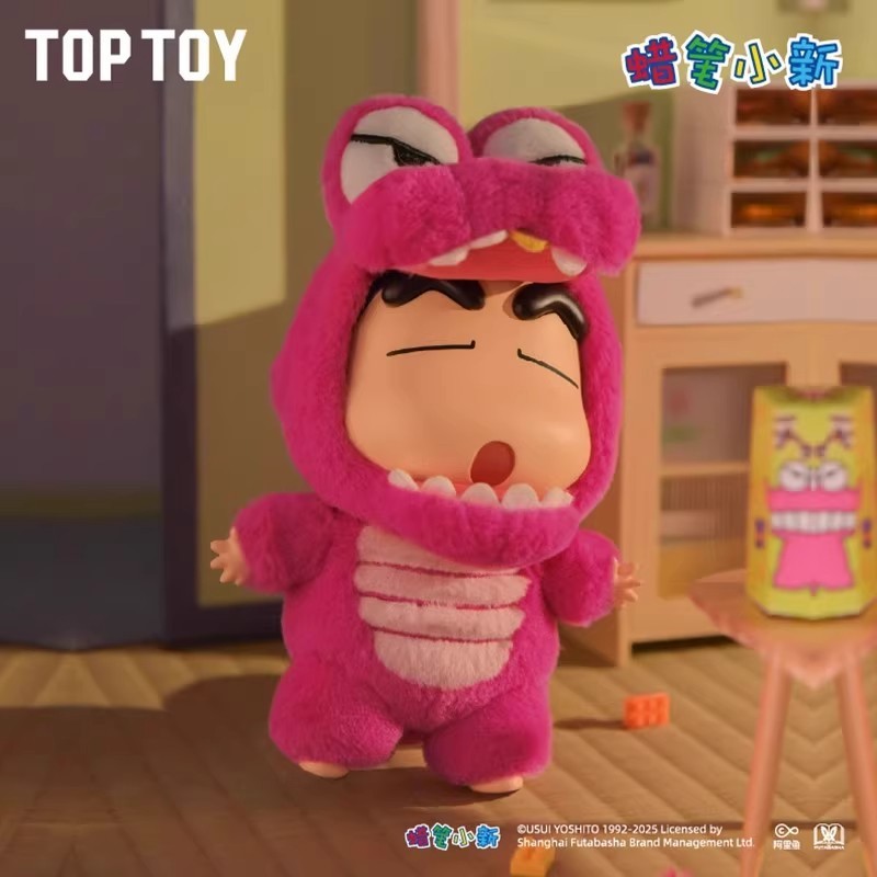 TOPTOY蜡笔小新换装派对系列盲盒搪胶毛绒可爱公仔女礼物摆件|undefined