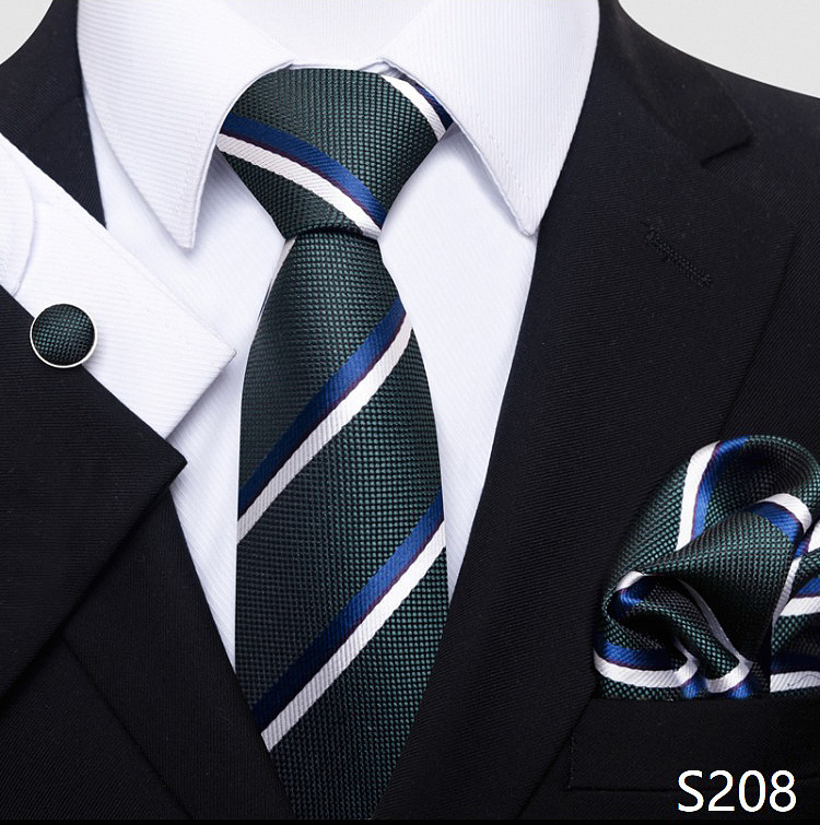 أسلوب بسيط منقوشة الكاجو الحرير البوليستر رجال ربطة عنق display picture 16