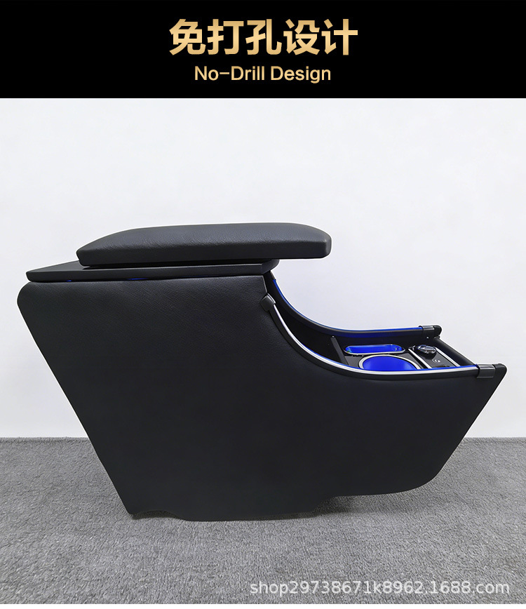Customized Multifunctional Armrest Box Storage Box Suitable for Vinfast Vf3 Car, Vietnam Accessories Modification