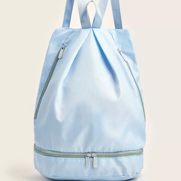 Gym bag with dry and wet separation, women's swimming bag, waterproof beach storage backpack, sports equipment swim bag, small portable bag for men