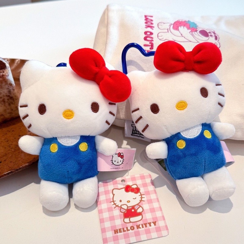 三丽鸥正版HelloKitty毛绒公仔挂件可爱kt猫书包包挂饰钥匙扣玩偶|undefined