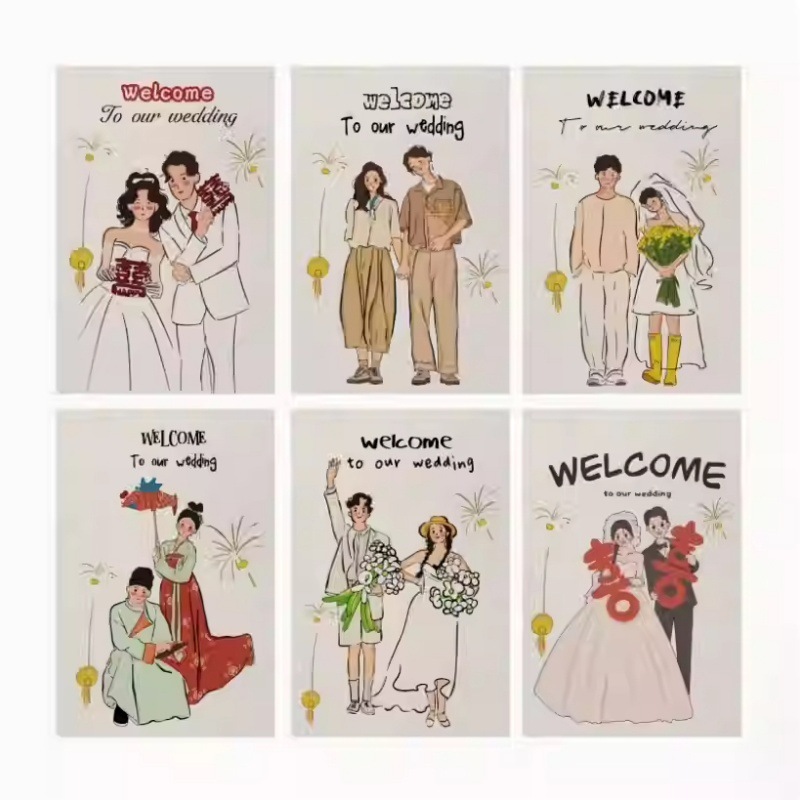 結婚式の記念品、キャンディー、記念品ステッカー、私たちの結婚式のキャンディーギフト包装シールステッカーはカスタマイズ可能です|undefined