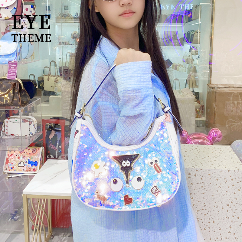 Damas 2025, bolsas de cuentas de moda de verano, bolsas de bolsas de bolsillo, cremallera debajo de las axilas, insignia de tendencia, diseño de nicho, 2848 #