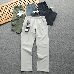 Italian Brand Cool Elastic Breathable Summer Thin Elastic Waist Slim Sports Outdoor Versatile Casual Soft Shell Pants