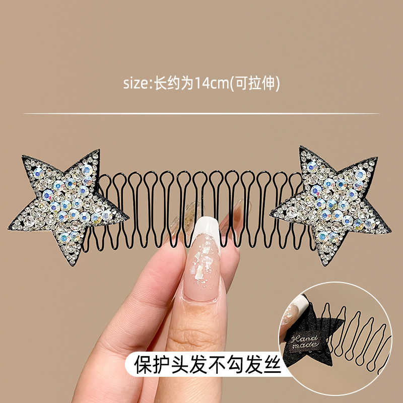 Estrellas de diamante de alta sensibilidad, cabello roto, cabello roto