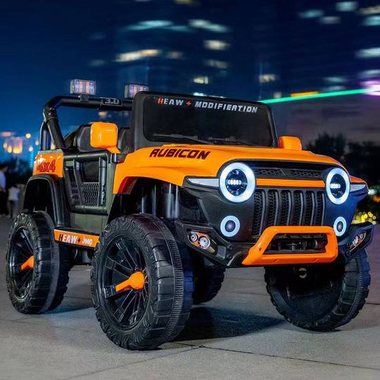 Large children's electric car four-wheel rideable off-road car Boys and Girls baby rechargeable remote control toy stroller