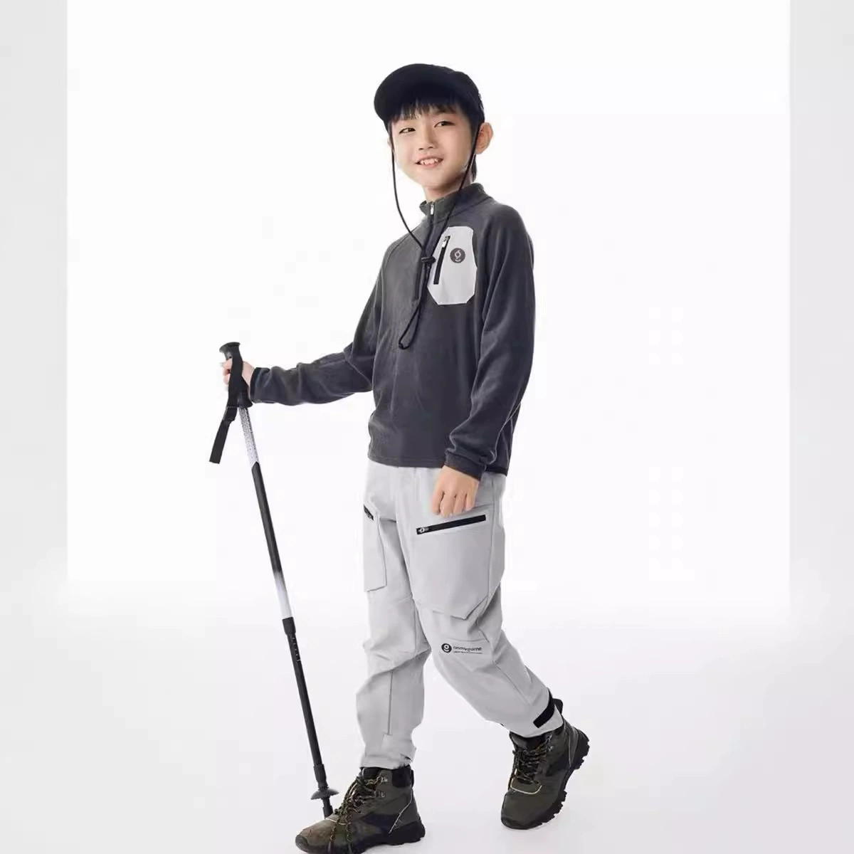 Осень и зима плюс бархатные рубашки для мальчиков, альпинизм и скалолазание